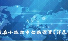 如何在小狐狸中切换设置？详尽指南